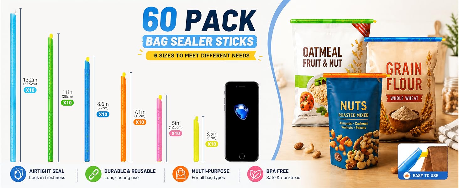 Magic Bag Sealer Sticks
