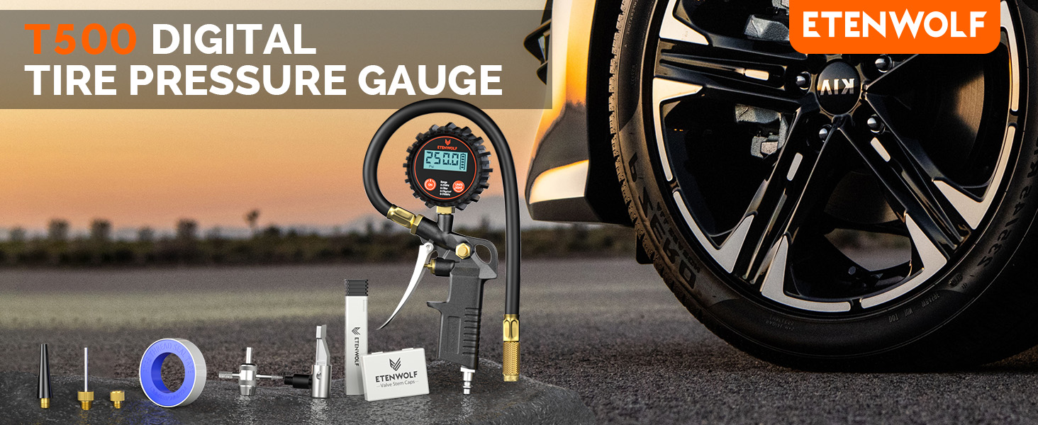 T500 tire pressure gauge