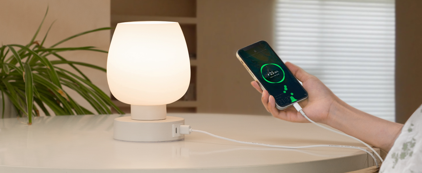 small touch lamps for nightstand