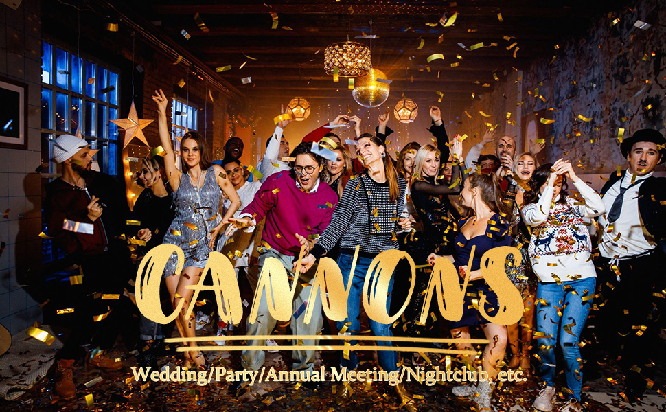 party confetti cannons