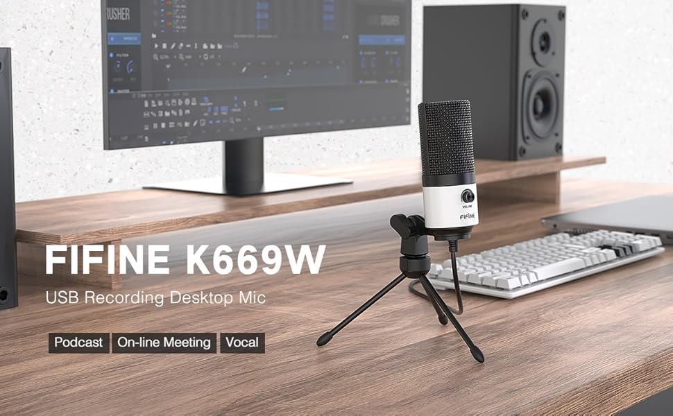 podcast recording usb microphone for online meeting vocal