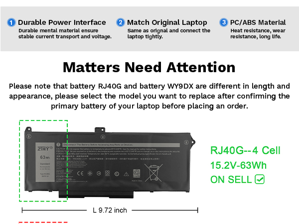 Replacement for Dell Latitude 14 5420 CHKFM FDTCY XPC5H