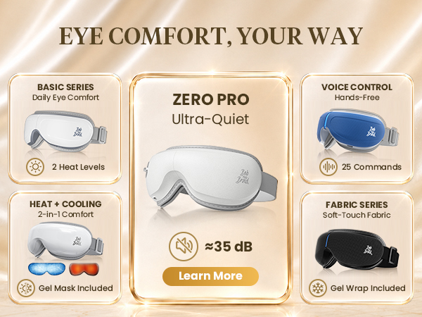 eye massager with heat and cooling