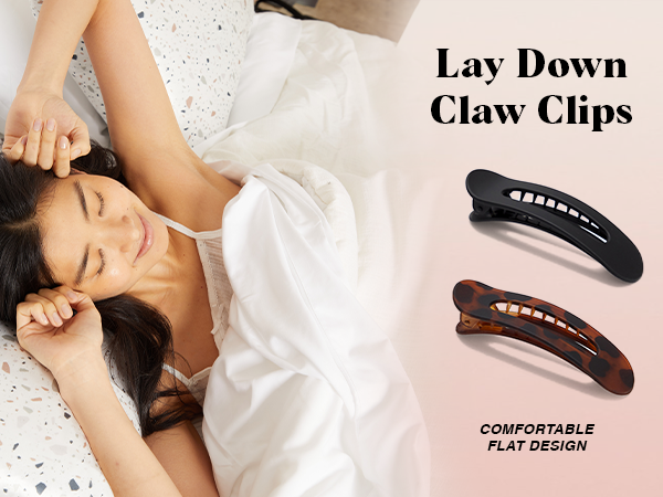 flat hair clips