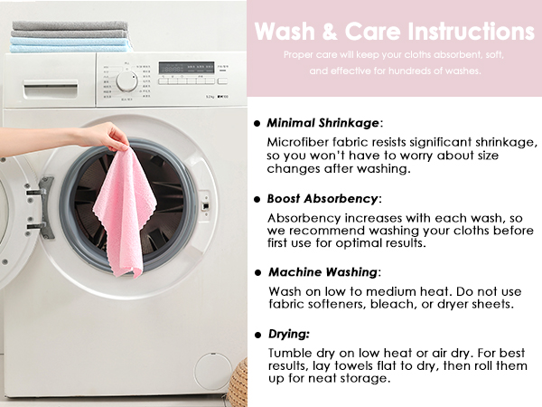 How to take care of the cleaning paper towels?