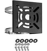 WiTi Universal Vertical Pole Mount for Security Camera, Solid Metal Mounting Corner Bracket with ...