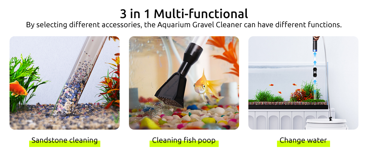 gravel vacuum for aquarium
