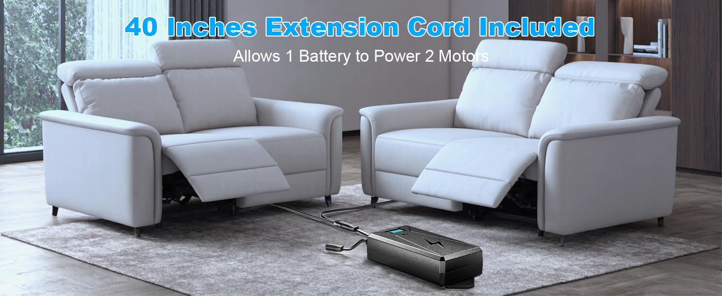 recliner battery pack rechargeable