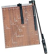 A3 Guillotine Paper Cutter Trimmer, 18" Wood Paper Trimmer for Office and Crafts, 10 Sheets Capacity