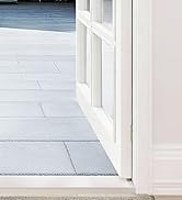 BEQHAUSE Dirt Trapper Door Mat 20" x 32", Waffle Door Mats Indoor Entrance, Dog Doormats for Mud ...