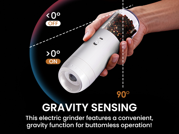 electric pepper and salt grinder gravity salt and pepper grinder auto salt and pepper grinder set