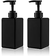 15 oz Hand Soap Dispenser, Plastic Pump Bottles, Refillable Empty Lotion Dispenser Liquid Contain...
