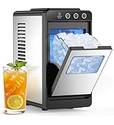 COWSAR Ice Maker, Portable Ice Makers Countertop with Self-Cleaning, 8 Cubes in 6 Mins, 26 lbs/24...