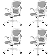 BESTFAIR Office Chair Ergonomic Desk Chair, Breathable Mesh Comfy Chair with Lumbar Support, Comp...
