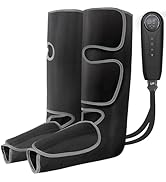 Medcursor Air Compression Leg Massager, Calf and Foot Massager for Circulation and Swelling Relie...