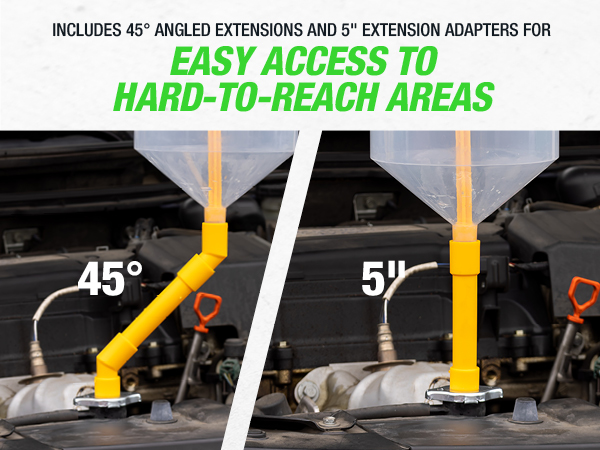 Easy access to hard to reach areas