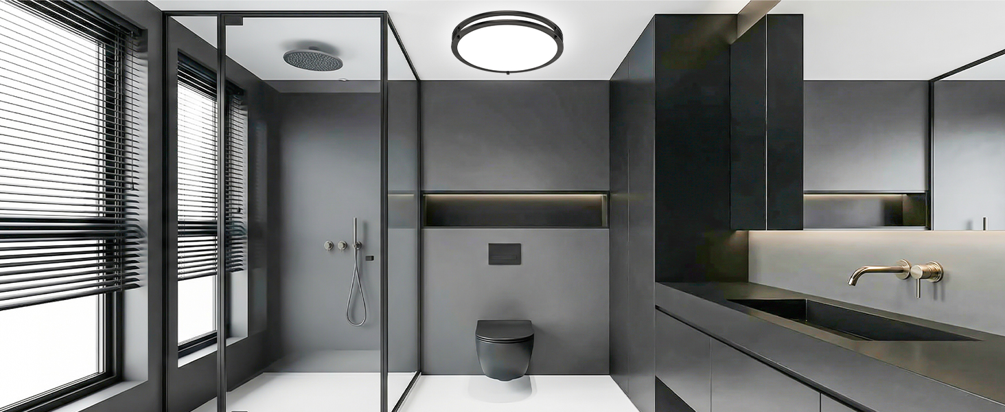 10inch Led Ceiling Light for Compact Bathroom