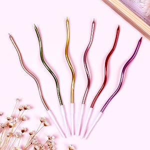 spiral birthday candles