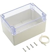 LeMotech ABS Plastic Junction Box Dustproof Waterproof IP65 Electrical Enclosure Box Universal Pr...