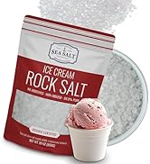 Rock Salt for Ice Cream Making, Universally Compatible Coarse and Non-Iodized Salt for All Ice Cr...