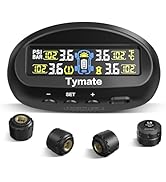 Tymate TM9 Tire Pressure Monitoring System, Compact Wireless Solar TPMS with 4 External Sensors &amp;...