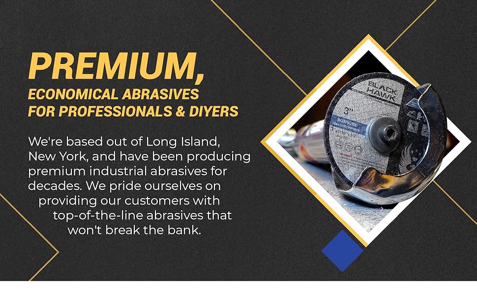 Premium, economical abrasives for professional diyers