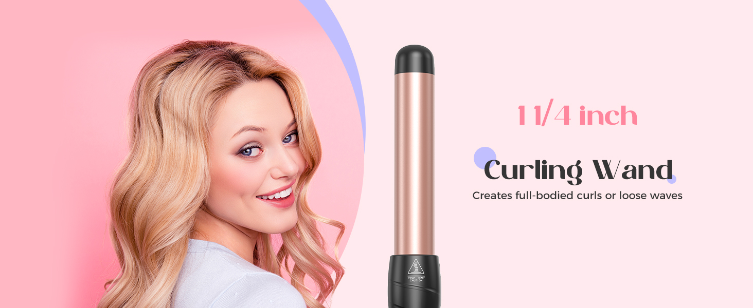 Curling wand