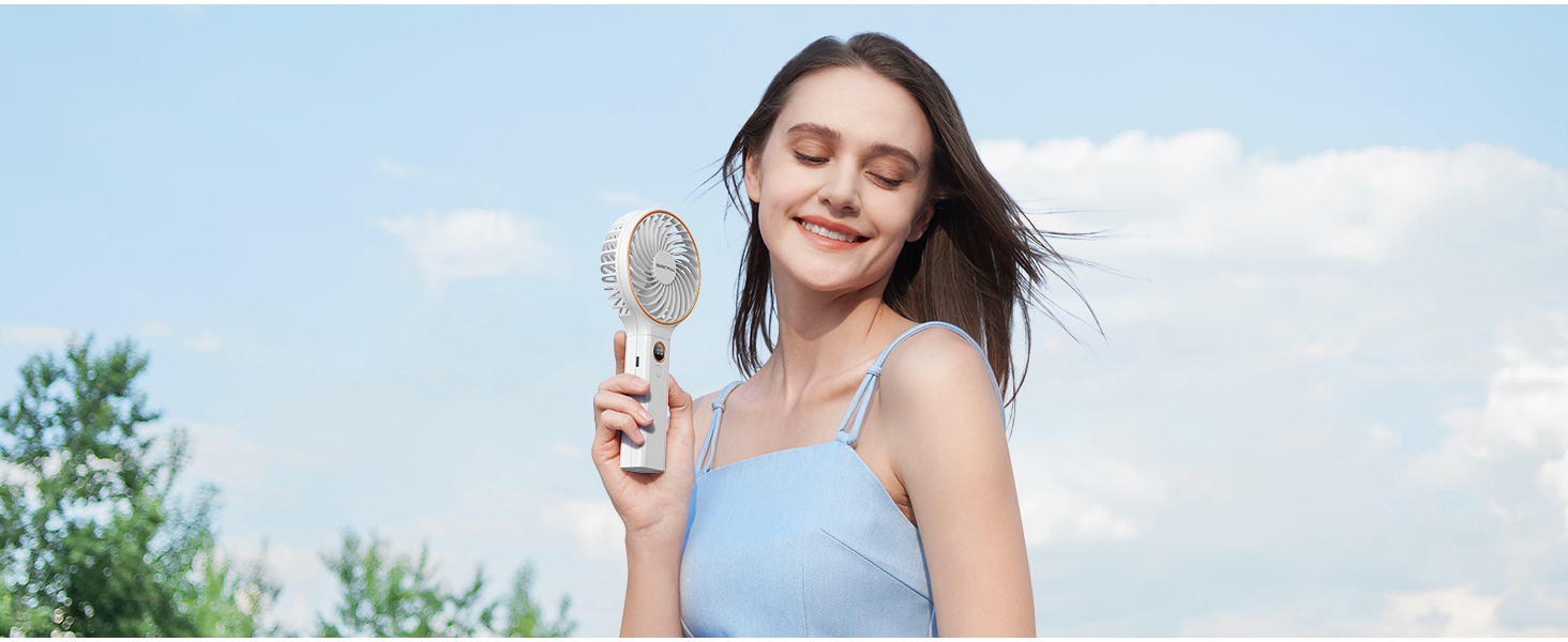 handheld fan cooling fan hand fan rechargeable fan bladeless fan hand held fan misting fan