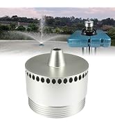 Goldlife Pond Fountain Aerator Nozzle - 1 x N1 Nozzle, Al-Alloy Silver, 36ft Wide 16ft High Doubl...