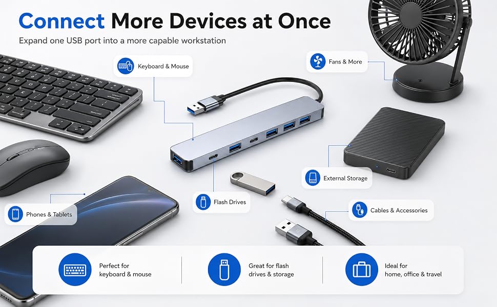 7 port usb hub