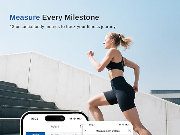 GE smart scale with large display