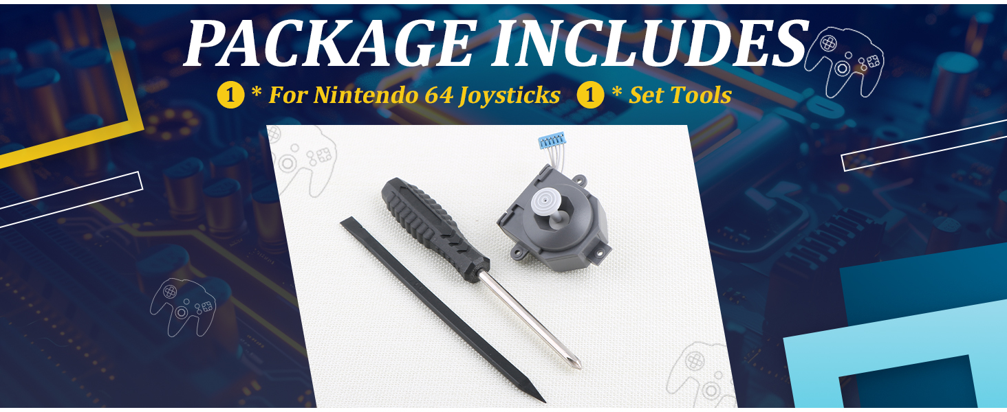 for Nintendo N64 Joysticks Replacement for Nintendo 64