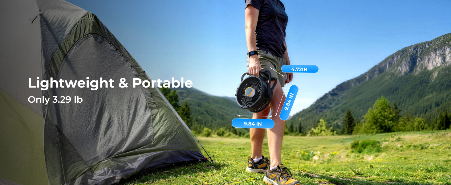 BougeRV Portable Camping Fan