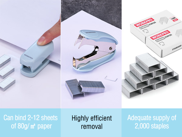 small stapler with staples