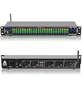 FULODE Home Audio Equalizer, Professional 31-Band Digital Eoualizer,Noise Reduction Rack Mount Au...