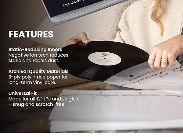 Premium Inner Vinyl Sleeves