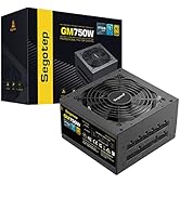 Segotep 750W Power Supply, PCIe 5.0 Full Modular 80 Plus Gold PSU ATX 3.0 Gaming Power Supply, 12...
