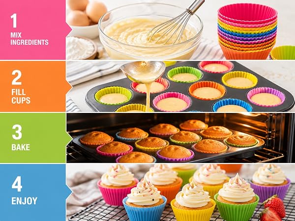 Silicone Baking Cups