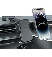 COOEXES Car Phone Holder, 360°Rotation Vacuum Suction Cup Phone Mount - 108LBS Nano Gel for Car, ...