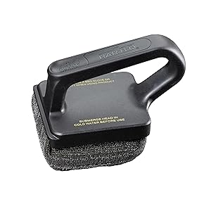 Mr. Bar-B-Q Bristle Free Large Steam Clean Griddle/Grill Brush Powered by Scrub Daddy