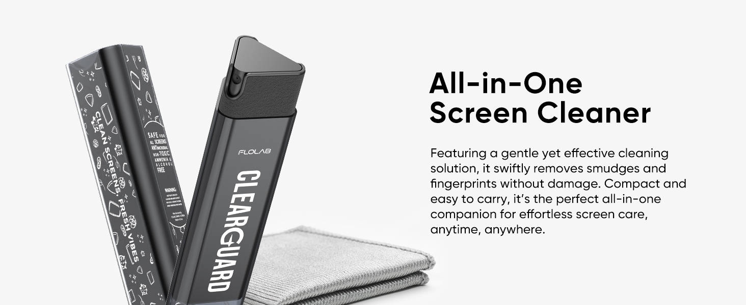 FLOLAB Clear Guard screen cleaner 20 ml Grey