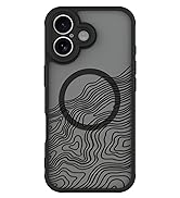 BITOBE Case for iPhone 17 [Compatible with MagSafe] Cute Curly Line Pattern for Women Girls Soft ...
