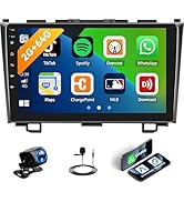 2G+64G Android Car Radio Stereo for Honda CRV 2007-2011 Wireless Apple CarPlay Android Auto Bluet...