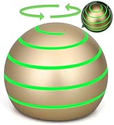 Luminous Desk Spinning Toys for Kids Adults, Metal Kinetic Stress Ball, Optical Illusion Fidget S...