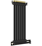 GLOTRENDS 200mm PCIe 3.0 X16 Riser Cable for Low-end PCIe 3.0 GPUs, Such as GeForce RTX 20/GTX 16...