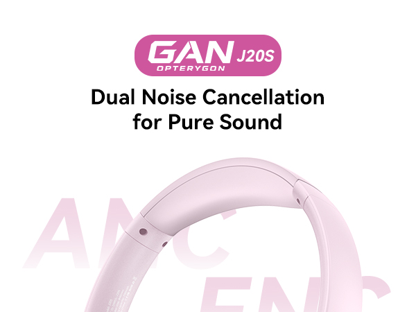 ganopterygon active noise cancelling bluetooth headphones