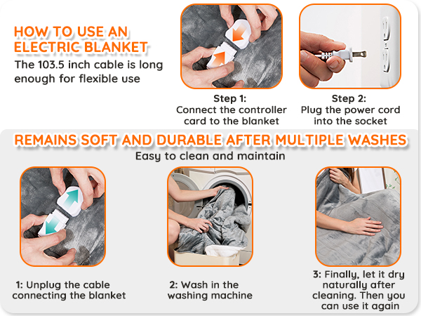 queen size heated blanket