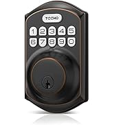 TEEHO TE001 Keyless Entry Door Lock with Keypad - Smart Deadbolt Lock for Front Door with 2 Keys ...