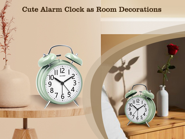 Wind Up Alarm Clock without Ticking