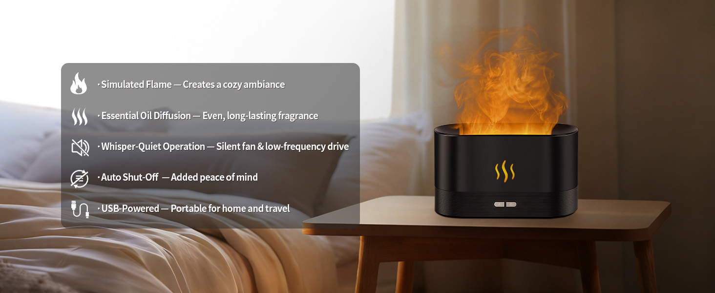 Quiet in operation, safe in use. Features auto power-off without water